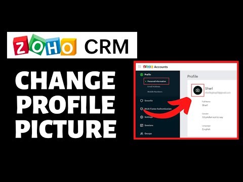 How To Change Profile Picture on Zoho CRM | Zoho CRM Tutorial