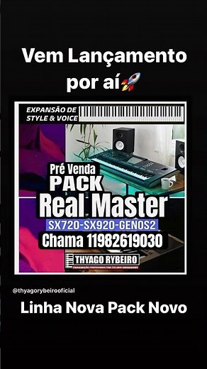 PACK REAL MASTER - YAMAHA SX720/SX920/GENOS2 by Thyago Rybeiro
