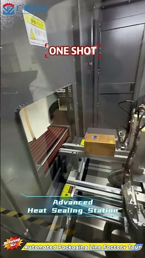 Next-Level Gift Box Packaging: Advanced Shrink Film Wrapping Machine in Action #packagingsolutions