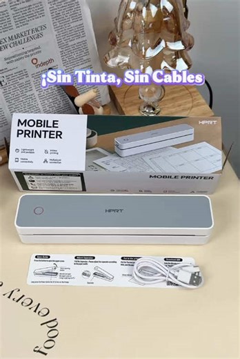 Revolutionary Ultra-Portable Wireless Bluetooth Printer