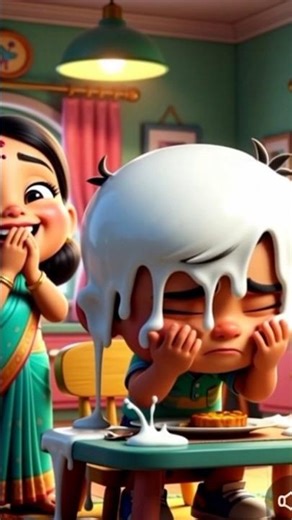 “The Flying Milk Glass! 😂🥛 |Funniest 3D Cartoon Breakfast!” #shorts #shortvideo #shortsfeed #cartoon