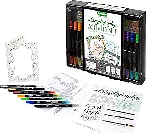 Crayola Signature Crayoligraphy Hand Lettering Art Set, Gift for Teens, Mothers Day Gifts, Age 14+
