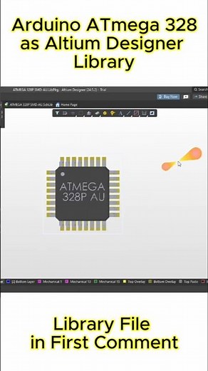 ATmega328 Altium Library | Arduino Mode PCB Design