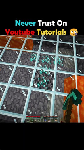 Never Trust Youtube Minecraft Tutorials 💀 #minecraft #shorts #tutorial