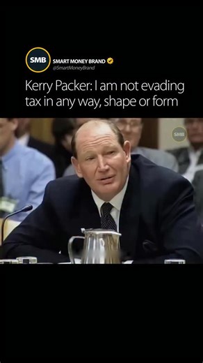 Business | Wealth | Entrepreneurship on Instagram: "Follow @smartmoneybrand for more insights like this. In 1991, Kerry Packer walked into a room full of politicians by himself. No lawyer, no accountant, no PR handler. Just Packer, answering every question directly for two hours. That moment became one of the most unforgettable parliamentary sessions in modern business history. Whether you agree with him or not, he showed what real command looks like. If you cannot speak about your finances with