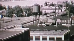 Actual 1940 film of the Rock Island Rocket as it slows to a stop at the Moline depot. This was shot from the former LeClaire Hotel. | Retro Quad Cities