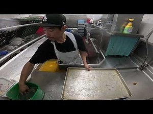 Inside the Chaos of Restaurant Dishwashing