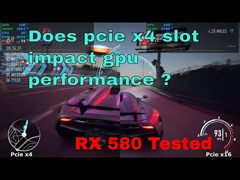 PCI Express x16 vs x4 , Any difference in gpu performance ?