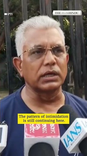 West Bengal’s law-and-order situation is “worse than Kashmir,” but voters undeterred: Dilip Ghosh