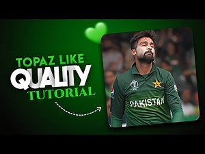 ✨ Edit 4K Cricket Videos on Mobile Like After Effects | Topaz Quality Tutorial 2026