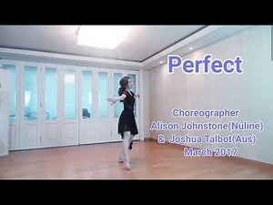 Perfect - Line Dance (Alison Johnstone & Joshua Talbot)
