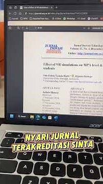 How to find SINTA accredited journals