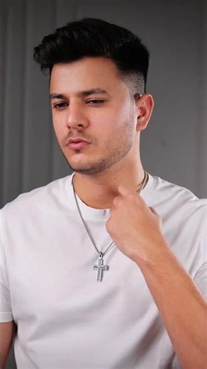 Black Onyx Cross Pendant Necklace for Men | Timeless Elegance & Everyday Wear