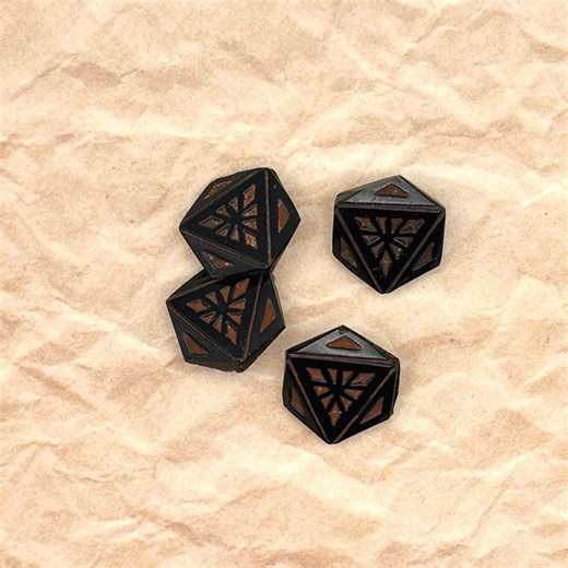 Vintage Black and Brown Glass Buttons - Etsy UK