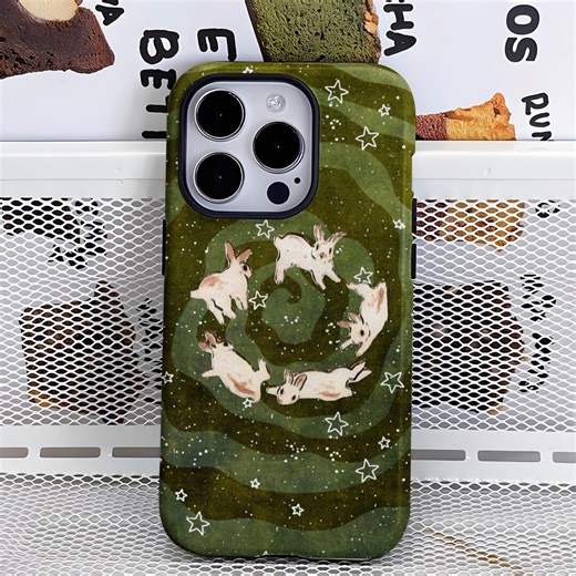 Cute Bunny Galaxy Phone Case, Compatible With iPhone 17, 16, 15, 14, 13, 12, Plus, Pro Max and Samsung S25, S24, S23, S22 Ultra. - Etsy