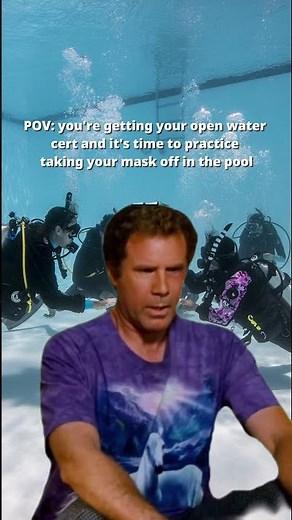 Open Water Diving Mask Off
