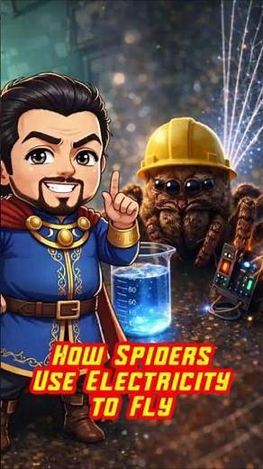 how spiders user electricity to fly