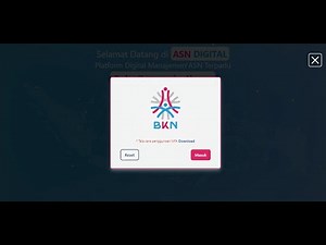 Tutorial cara Aktivasi dan Login di ASN DIGITAL