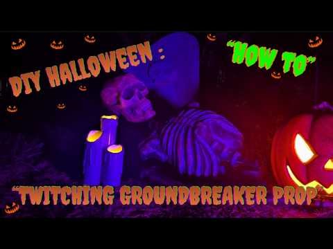 DIY Halloween Twitching Groundbreaker Prop How To
