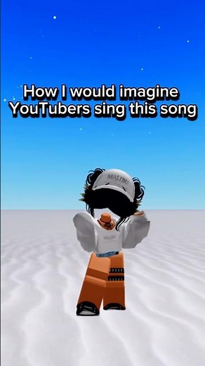 How I would imagine YouTubers sing this song! #roblox #robloxedit #mm2 #youtubers