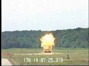 TOW 2BER Weapon System Destroys Tank