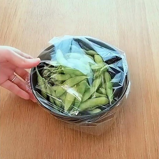 レンジでゆで枝豆が簡単に作れます☆彡 #Shorts #japanesecooking #レンジフード #簡単レシピ