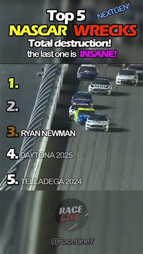 Top 5 CRAZIEST NASCAR Crashes