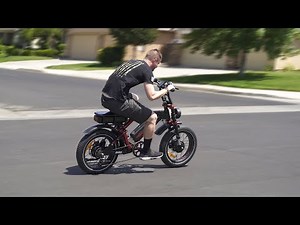 this E–Bike is basically just an Electric Motorcycle you can ride on bike trails