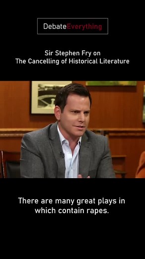 More from the controversial interview with Fry - What do you feel about what he said? #StephenFry #interview #debate #politicalcorrectness #fyp #pc