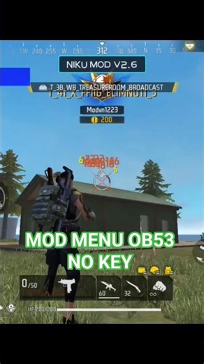 HACK FF OB53 - MOD MENU FF OB53 NO KEY