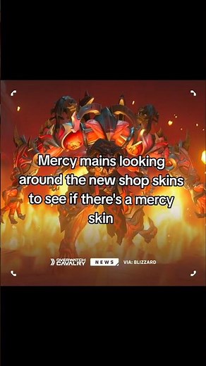 That rammatra skin looks cool though Diablo collab #overwatch #overwatchclips #overwatchmercy