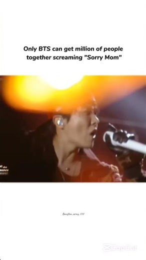Only BTS can make “Sorry Mom” an anthem. 🙌✨💜 #bts #short #jhope