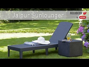 Allibert By Keter Jaipur sunlounger assembly video