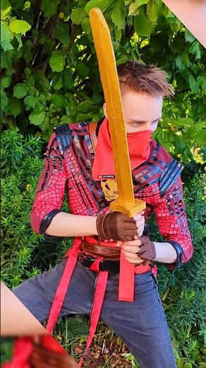 Making a Cardboard LEGO Ninjago Katana!