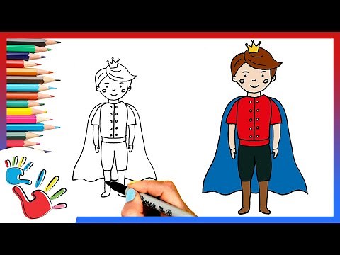 How To Draw a Prince | Easy Step-by-Step Tutorial for Kids