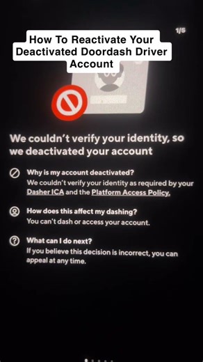 How To Reactivate Your Deactivated Doordash Driver Account #reactivation #deactivation