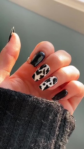 Cow Print Nail Tutorial | Easy Step-by-Step Guide