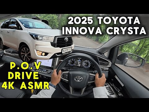 2025 TOYOTA INNOVA CRYSTA REVIEW POV DRIVE ( 4K ASMR )