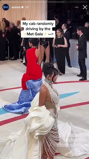 We were just trying to get home… #metgala