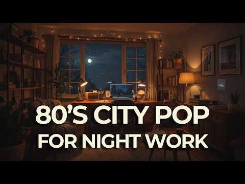 #6 80s Japanese Lofi City Pop | Night Work | Sunset Drive & Emotional Chill 🌇 黄昏のドライブ・癒しのBGM