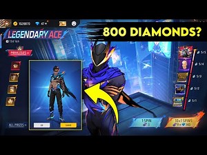 FREE FIRE NEW LEGENDARY ACE EVENT | NEW MIDNIGHT ACE BUNDLE | FREE FIRE NEW EVENT - GARENA FREE FIRE