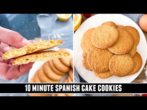 Traditional Spanish Cake Cookies | SERIOUSLY Easy 10 Minute Recipe
