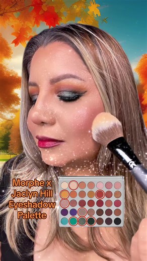 🍂 Embrace the beauty of fall with this stunning makeup look! 🍁🧡 Let the warm oranges, rich reds, and earthy greens transform your look into a mesmerizing season-inspired masterpiece. 🍃✨ #FallMakeupMagic #AutumnBeauty #SeasonalGlam #makeup #eyemakeup #makeuptutorial #glan #beauty