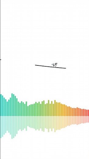Line Rider synced to the beat #satisfying #linerider
