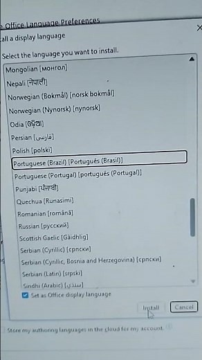 Change the language in Microsoft Office #office #microsoftoffice #officelanguage