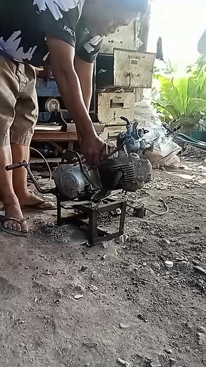 14K views · 50 reactions | 100cc Bike Engine outside Start RELATED...