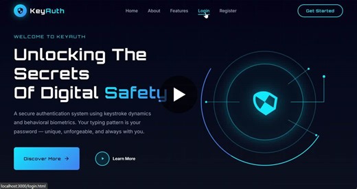 Behavioral Authentication System Built at Hackathon | Trishul Naik posted on the topic | LinkedIn
