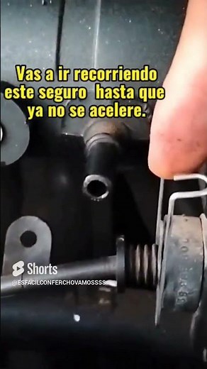 How to adjust the car's throttle.