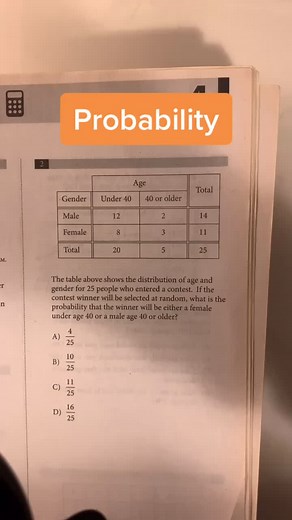 Utilize the Chart for Probability in Math Tests