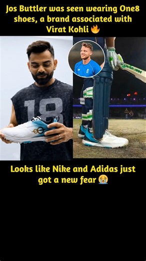 Jos Buttler Spotted Wearing Virat Kohli’s One8 Shoes 🔥🏏
